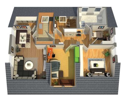 Ruhig gelegene 4 ZKB Dachgeschosswohnung mit Dachterrasse und Gartenanteil in Adelzhausen!