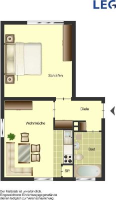 Demnächst frei! 3-Zimmer-Wohnung in Würselen Scherberg