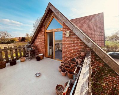 Charmante 4 Zi. Whg. im Landhaus Loft Stil mit Balkon/Weitblick
