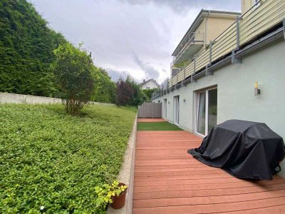 Ruhige Gartenwohnung am grünen Stadtrand - 50m² Terrasse!