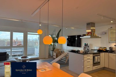 Maisonettewohnung im Dachgeschoss mit exklusivem Vogesen- und Hochburg-Blick
