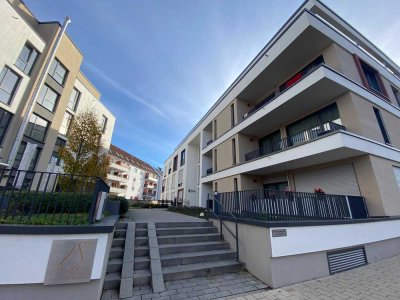 Neuwertige Erdgeschosswohnung mit einem Zimmer sowie Balkon und EBK in Landau in der Pfalz