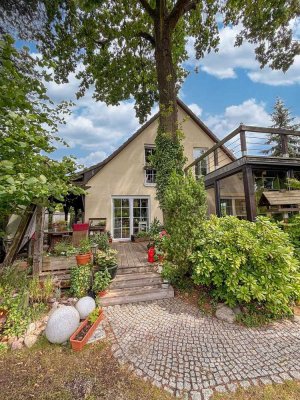 Modern & nachhaltig wohnen: Tolles Einfamilienhaus mit Wintergarten und PV-Anlage in Woltersdorf!