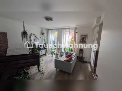 Tauschwohnung: Neubau 3-Zimmer EG mit Garten 12min zur City