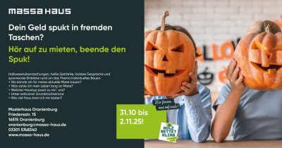 Tag der offenen Tür bei massa haus Berlin Fr. 31.10. - So. 02.11. in Oranienburg