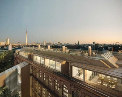 luxuriöses 214 m² Penthouse als Wohnung/Büro in Berlin Mitte