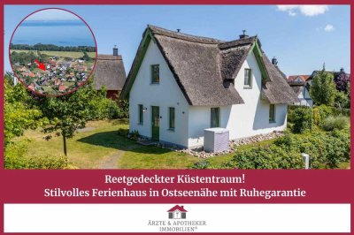 Reetgedeckter Küstentraum – stilvolles Ferienhaus in Ostseenähe mit Ruhegarantie!