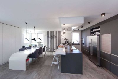 MODERNES WOHNEN WIE IM PENTHOUSE - MIT GARTEN STATT DACHTERRASSE