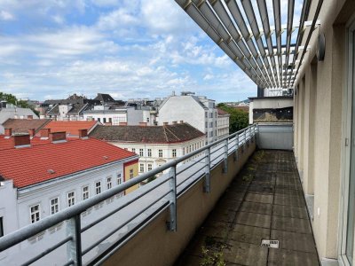 Thaliastraße - 2 Zimmer DG-Wohnung mit 16,37m2 Terrasse