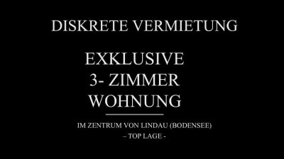 Exklusive 3-Zimmer Wohnung in bester Zentrumslage von Lindau - mit Balkon!
