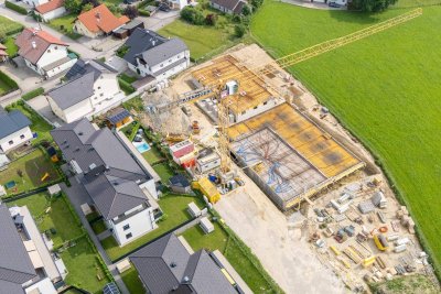 BAUSTART ERFOLGT - PROVISIONSFREI! Coole 3 - Zimmer-Wohnung in Mondsee mit 21 m² großer Terrasse - Neubauprojekt im Baurechtseigentum!