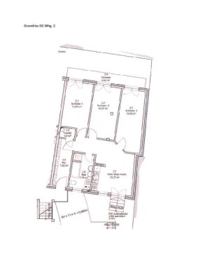 Helle 4-Zimmer Wohnung mit kleinem Garten in Mainz-Marienborn