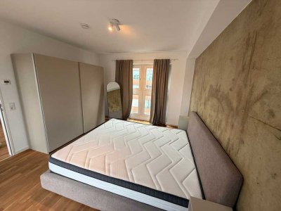 Geschmackvolle 2-Zimmer-Penthouse-Wohnung mit lux. Innenausstattung am Potsdamer Platz