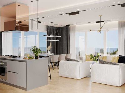 Moderne 2-Zi.-Wohnung mit Terrasse und Seeblick an der Neuen Hakeburg