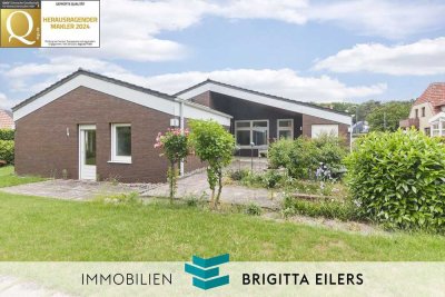 Stilvoller Bungalow mit Kamin, Wintergarten & Gartenidylle in attraktiver Lage von Achim-Baden!