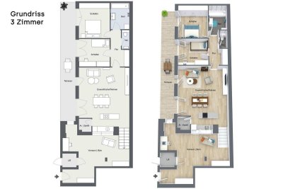 EXZELLENTES PREIS-LEISTUNG &amp; ZWEITBEZUG: EXKLUSIVE WOHNUNG MIT RUHIGER LOGGIA | GRÜNBLICK | INNENHOF | ca. 118 m² | 5 Zimmer möglicH | PARKPLATZ VORHANDEN