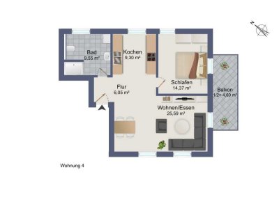 Willkommen in Ihrem neuen Zuhause - Erstbezug im Stadtzentrum von Langenau