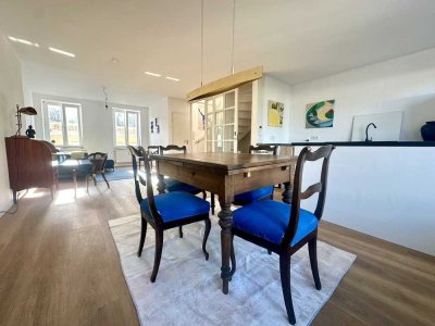 Teilmöbliert / Maisonette mit großzügiger Dachterrasse in Wesernähe