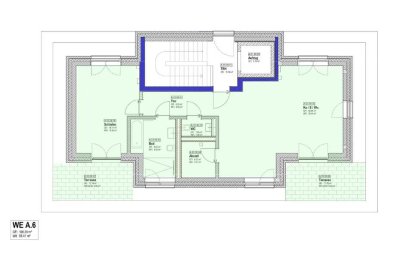 Exklusives 2-Zimmer-Penthouse mit großer Dachterrasse und zwei Balkonen in Minden