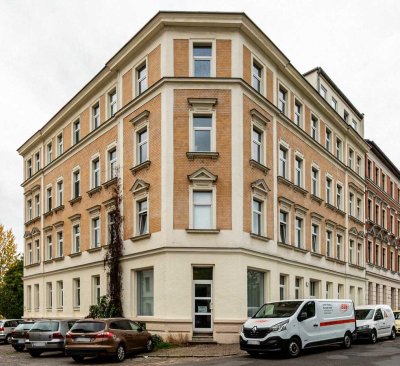Attraktive 3-Zimmer-Altbauwohnung mit Südbalkon – vermietete Wohnung in Leipzig-Gohlis