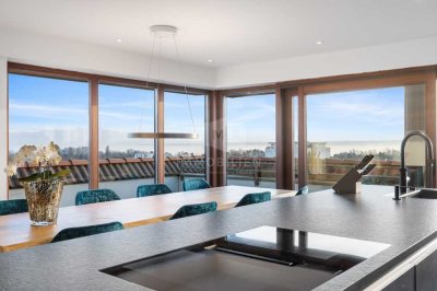 Höchster Wohnkomfort mit grenzenloser Aussicht - Exklusives Penthouse in Friedrichshafen