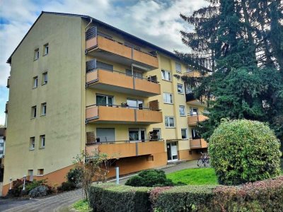 Gut geschnittene 2-ZKB-Eigentumswohnung mit Terrasse in ruhiger Wohnlage Hemsbach