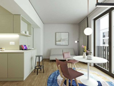 Smart wohnen in Bestlage von Heidelberg: 1 ZKB-Apartment mit Effizienz und Stil