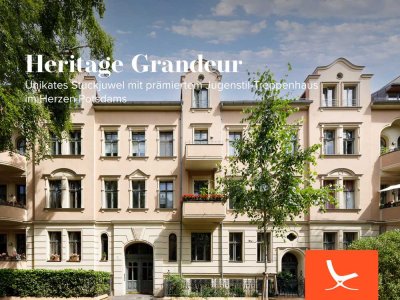 Heritage Grandeur - Unikates Stuckjuwel mit prämiertem Jugenstil-Treppenhaus im Herzen Potsdams