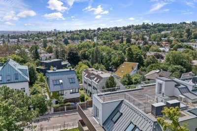 DG-Wohnung mit atemberaubender Dachterrasse in absoluter Grünruhelage