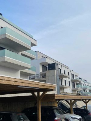 Top-Aussicht! Neubau, 2-3-Zi.-Wohnungen, 76 qm-91 qm, Balkon, barrierefrei, Aufzug, Carport, uvm.