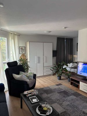 1-Zimmer-Wohnung mit Balkon und moderner Einbauküche!