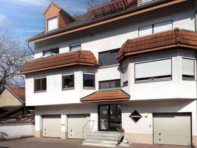 Gepflegte und renovierte 4 Zi-Maisonette-Wohnung in ruhiger, aber zentraler Lage von Nußloch