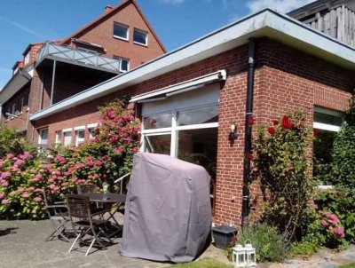 157 m² barrierefreie 4-Zimmer Wohnung mit schönem Garten in Harrislee