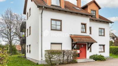 Attraktive Dachgeschosswohnung mit 2 Zimmern, Balkon und Gartennutzung in Eischleben
