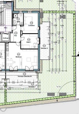 NEUBAU I 3-Zimmer-Wohnung mit großem Garten
