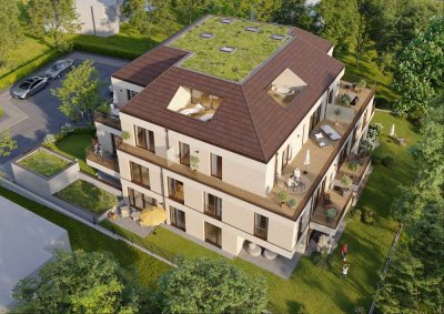 Penthouse‑Maisonette mit vier Dachterrassen & Homeoffice