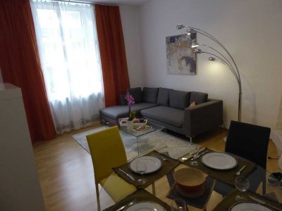 Charmante möblierte 3-Z-Altbauwohnung im Nordend-West – Top Lage