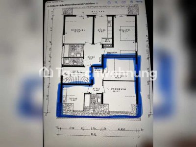 Tauschwohnung: 50 qm, 2 Zimmer, Wohnküche, Bad mit Wanne