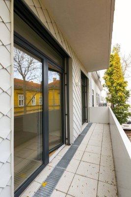 2 ZIMMER NEUBAUWOHNUNG TRIFFT AUF ALTBAUSCHICK MIT BALKON - ST. VEIT GASSE