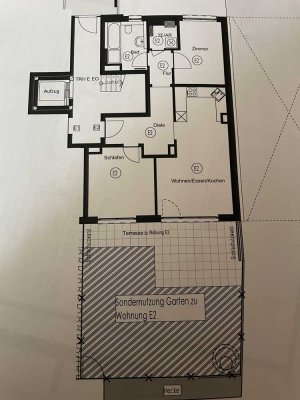 Exklusive, neuwertige 3-Raum-EG-Wohnung mit geh. Innenausstattung mit Balkon und EBK in Nürnberg