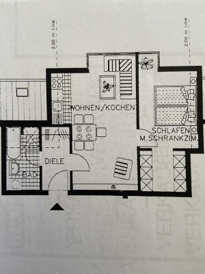 Stilvolle, gepflegte 2,5-Zimmer-Wohnung mit Einbauküche in Rheinbach