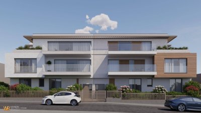 Blick ins Wiental TOP DG Wohnung! Perfektes Wohnprojekt in herrlicher Grünruhelage in Breitensee! Höchster Wohnkomfort mit Wärmepumpe, Deckenkühlung, Photovoltaik und Smart Home System!