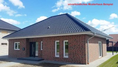 Bremen-Huchting - Gute Infrastruktur - Projektierter, barrierearmer Bungalow mit Wärmepumpe