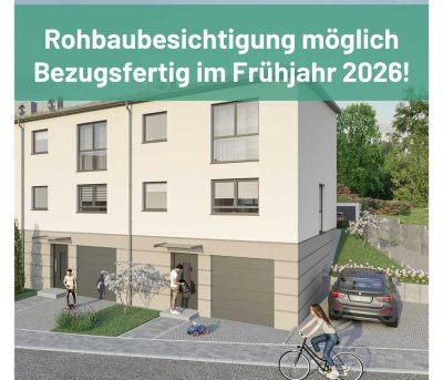 Bereits im BAU! Reihenendhaus in Wössingen, KfW 40 mit Förderdarlehen der KFW Bank