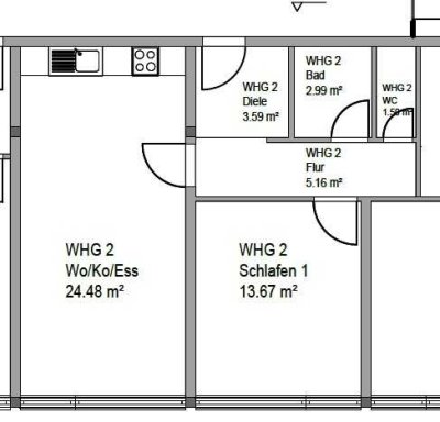 Wunderschöne 2-Zi-Whg - von privat