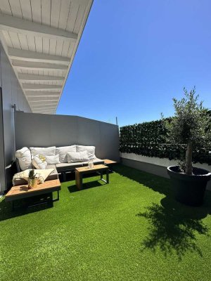 Vollständig renovierte 2-Zimmer-Wohnung mit Balkon und Einbauküche in Geretsried