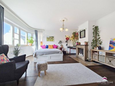 Charmante 3-Zimmer-Wohnung mit Kamin in aufstrebender &amp; urbaner Lage!