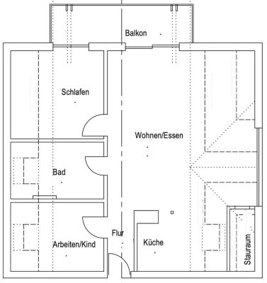 Exklusive 3-Raum-DG-Wohnung mit gehobener Innenausstattung und Süd-Balkon in Schwebheim