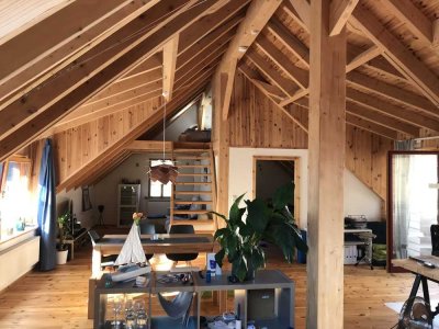 Außergewöhnliche Zwei-Zimmerwohnung im alten Ortskern von Ingelheim-Grosswinternheim