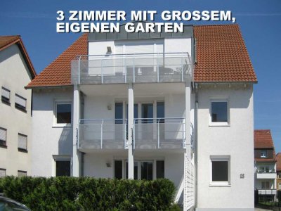 Gartenwohnung 3-ZKB Seckenheim